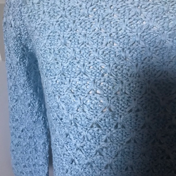 NWT - Dana Buchman Blue Bell Sweater - Size Medium - Picture 3 of 15